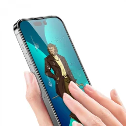 محافظ صفحه نمایش گرین لاین مدل 3D Curved برای iPhone 14 Pro - تصویر 4