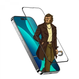 محافظ صفحه نمایش گرین لاین مدل 3D Curved برای iPhone 14 Pro Max - تصویر 4