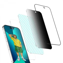 محافظ صفحه نمایش گرین لاین مدل 3D Silicone Privacy برای iPhone 13 Pro Max/14 Plus - تصویر 5