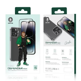 پک محافظتی قاب و لنز گرین لاین مناسب برای iPhone 15 Pro Max مدل GN4IN1DP15PM - تصویر 4