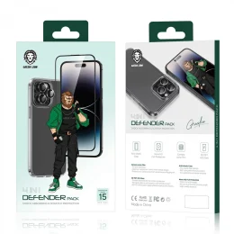 پک محافظتی قاب و لنز گرین لاین برای برای iPhone 15 Pro مدل GN4IN1DP15PTM - تصویر 8