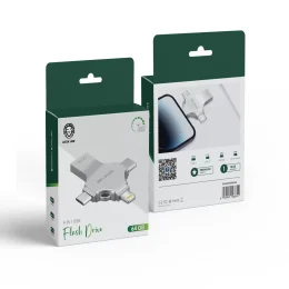 فلش درایو 4 در 1 گرین لاین مدل 64GB | GN4IN1USB64SL - تصویر 4