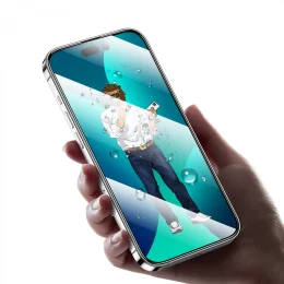 محافظ تمام صفحه Green 9H Steve Glass Strong برای iPhone 14 Pro Max (6.7 اینچ) - Cle - برند گرین لاین Green lion - تصویر 4