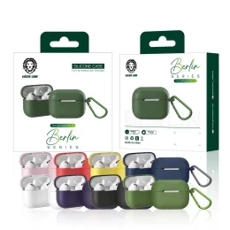 کیف سیلیکونی سری برلین برای Airpods Pro 2 - مشکی - برند گرین لاین Green lion - تصویر 4