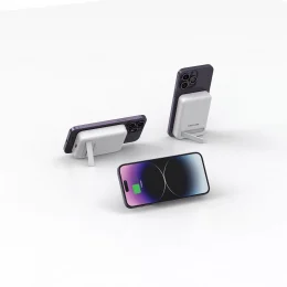 پاوربانک گرین لاین مدل Kick Stand با ظرفیت ۱۰۰۰۰ میلی آمپر بی سیم - تصویر 3
