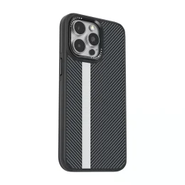 کیس Kevlar Designo برای آیفون 15 پرو مکس - مشکی - برند گرین لاین Green lion - تصویر 4