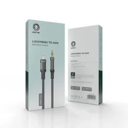 کابل لایتنینگ به AUX گرین لاین مدل GNLTAUXCBK طول 1 متر - تصویر 6