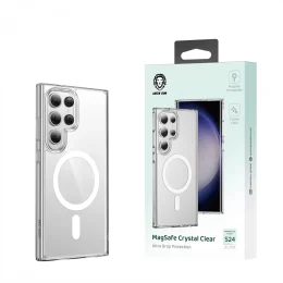 قاب کریستالی MagSafe برای Samsung Galaxy S24 Plus - پاک کردن - برند گرین لاین Green lion - تصویر 8