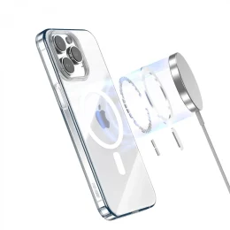 قاب Magsafe Delgado برای iPhone 15 Pro Max - Clear - برند گرین لاین Green lion - تصویر 3