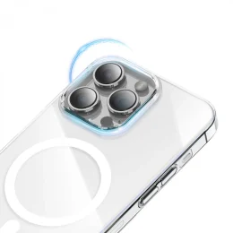 قاب Magsafe Delgado برای iPhone 15 Pro Max - Clear - برند گرین لاین Green lion - تصویر 8