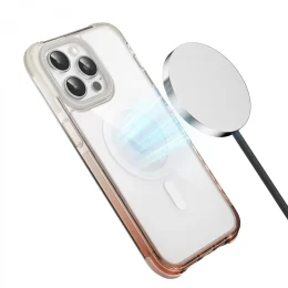 قاب اپل با گوشه‌های ضد ضربه گرین لاین مناسب برای iPhone 15 pro مدل GNMGGC15PMGY - تصویر 4
