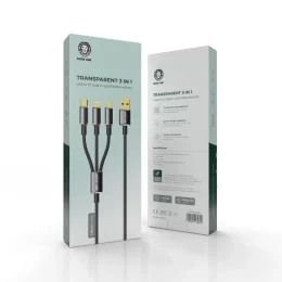 کابل 3 در 1 ( USB-C / Lightning / Micro ) گرین لاین مدل GNTP3IN1CBK - تصویر 2