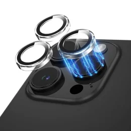 محافظ لنز دوربین گرین لاین مدل Trio Camera برای iPhone 15 Pro / iPhone 15 Pro Max - تصویر 4