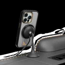 قاب Morphix برای آیفون 15 پرو - مشکی/خاکستری - برند لِوِلو Levelo - تصویر 4