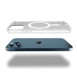 قاب مغناطیسی خلاقانه ضد شوک 360 درجه برای iPhone 13 Pro 6.1 اینچی - Clear - برند گرین لاین Green lion - تصویر 3