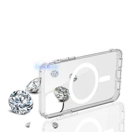 قاب مغناطیسی خلاقانه ضد شوک 360 درجه برای iPhone 13 Pro 6.1 اینچی - Clear - برند گرین لاین Green lion - تصویر 4