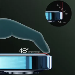 محافظ تمام صفحه Green 9H Steve Glass Strong برای iPhone 12 Pro Max (6.7 اینچ) - Cl - برند گرین لاین Green lion - تصویر 7