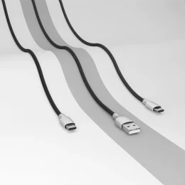 کابل USB-A به USB-C لِوِلو مدل LVATC1MBK طول 1 متر - تصویر 3