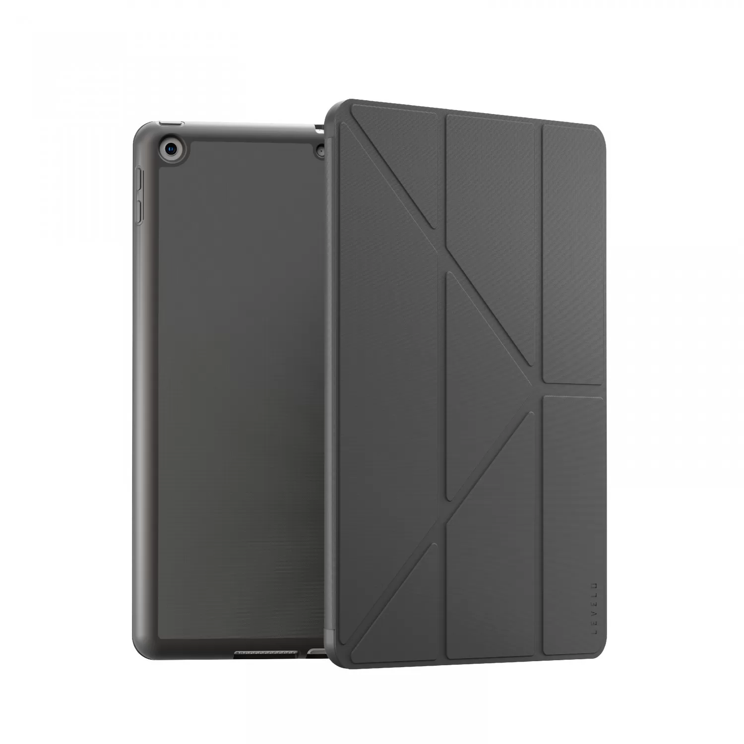قاب چرمی هیبریدی زیبا برای iPad 10.2 (2021) - مشکی - برند لِوِلو Levelo