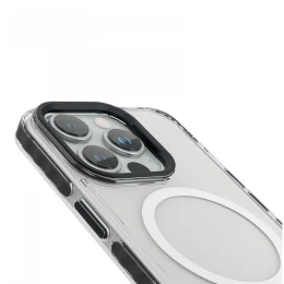قاب شفاف FlexiGuard برای آیفون 15 پرو مکس - مشکی - برند لِوِلو Levelo - تصویر 4
