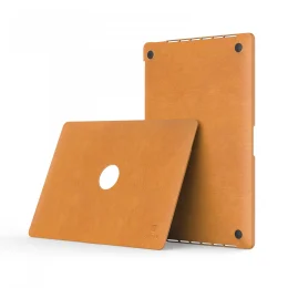 کیف مک بوک چرمی Air 15.3 اینچی - قهوه ای - برند لِوِلو Levelo - تصویر 4