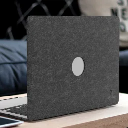 کیف مک بوک چرمی Pro 15" - مشکی - برند لِوِلو Levelo - تصویر 3