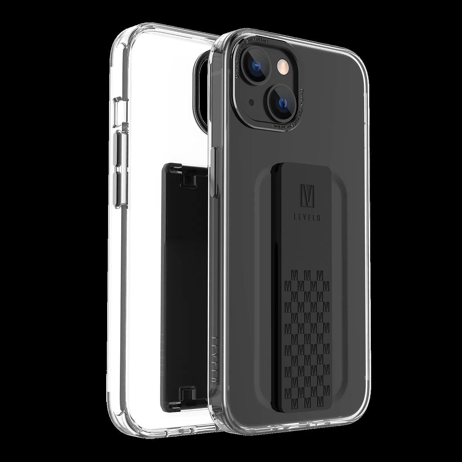 قاب شفاف Graphia iPhone 14 Plus IMD - مشکی - برند لِوِلو Levelo
