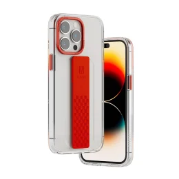 قاب شفاف Graphia iPhone 14 Pro IMD - قرمز - برند لِوِلو Levelo - تصویر 3