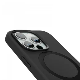قاب سیلیکونی Pro Liquide For iPhone 15 Pro Max - مشکی - برند لِوِلو Levelo - تصویر 4