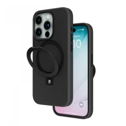 قاب سیلیکونی Pro Liquide For iPhone 15 Pro Max - مشکی - برند لِوِلو Levelo - تصویر 5