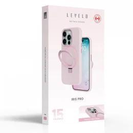 قاب سیلیکونی Pro Liquide For iPhone 15 Pro Max - صورتی - برند لِوِلو Levelo - تصویر 4