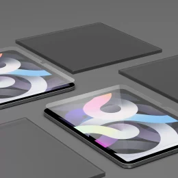 محافظ صفحه نمایش ای شفاف کریستال شفاف برای iPad  - برند لِوِلو Levelo - تصویر 4