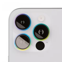 محافظ لنز دوربین لِوِلو مدل Lucent Trio 9H برای iPhone 15 Pro / 15 ProMax - تصویر 3