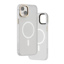 قاب پشتی مات Magsafe Kayo iPhone 14 - مات شفاف/شامپاین - برند لِوِلو Levelo - تصویر 3