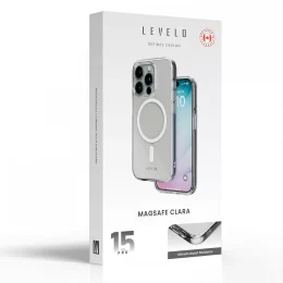 قاب شفاف مگ سیف کلارا لولو مناسب برای iPhone 15 Pro مدل LVLMC15PCL - تصویر 4