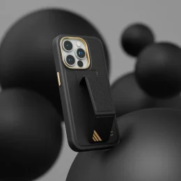 قاب Morphix Cuero Gripstand برای iPhone 15 Pro Max - مشکی - برند لِوِلو Levelo - تصویر 7
