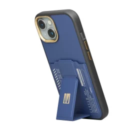 قاب Morphix Gripstand با نگهدارنده کارت برای آیفون 15 - آبی - برند لِوِلو Levelo - تصویر 4