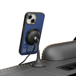 قاب Morphix Gripstand با نگهدارنده کارت برای آیفون 15 - آبی - برند لِوِلو Levelo - تصویر 8