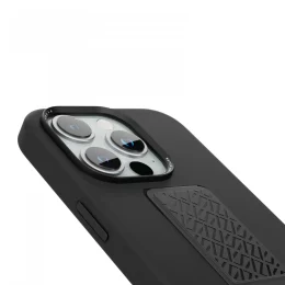 قاب سیلیکونی Morphix با دستگیره چرمی برای iPhone 15 Pro Max - مشکی - برند لِوِلو Levelo - تصویر 4