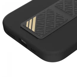 قاب سیلیکونی Morphix با دستگیره چرمی برای iPhone 15 Pro Max - مشکی - برند لِوِلو Levelo - تصویر 7