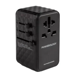 شارژر و آداپتور دیواری پاورولوژی مدل P100WPDBK - تصویر 3