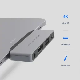 هاب Usb-C 4in1 پاورولوژی مدل P41PACHGY - تصویر 4