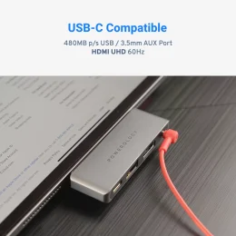 هاب Usb-C 4in1 پاورولوژی مدل P41PACHGY - تصویر 5