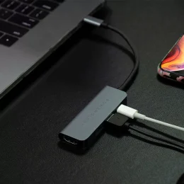 هاب چهار پورت USB-C پاورولوژی مدل P4CHBGY - تصویر 3