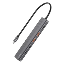 هاب 6 پورت USB-C پاورولوژی مدل P61HBCGY - تصویر 2