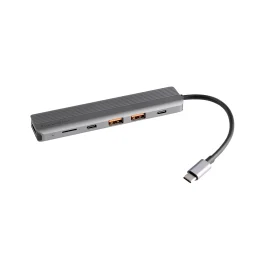 هاب 6 پورت USB-C پاورولوژی مدل P61HBCGY - تصویر 5