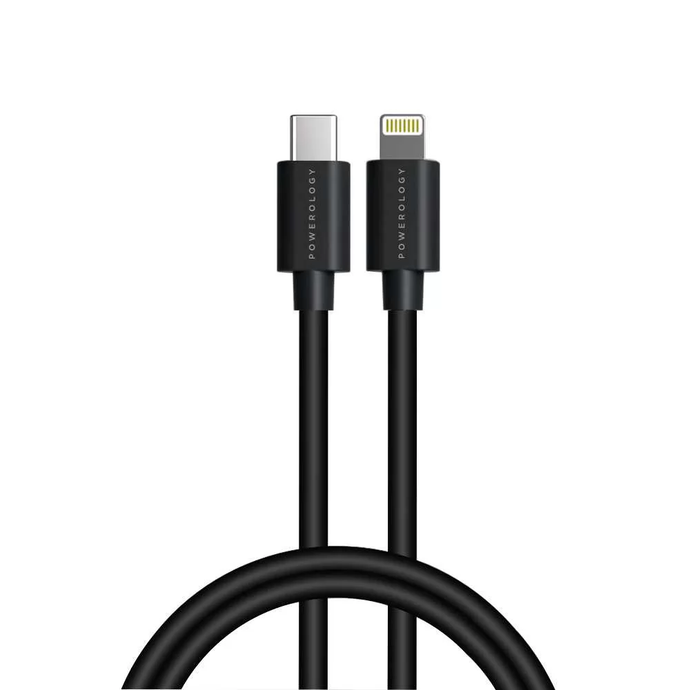 کابل USB-C به Lightning (0.25 متر + 0.9 متر) پاورولوژی مدل PBCOLBK