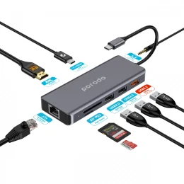 هاب 9 پورت USB-C پرودو مدل PD-91CHB - تصویر 3