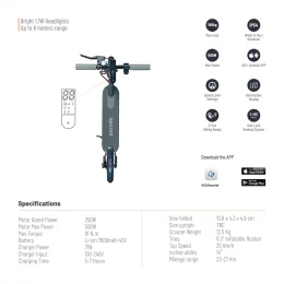 اسکوتر برقی پرودو مدل Electric Urban - تصویر 5