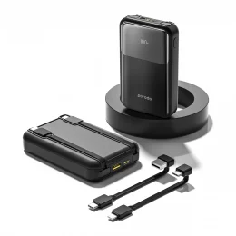 پاوربانک پرودو مدل Built in removable cables ظرفیت 10000 میلی آمپر ساعت - تصویر 4